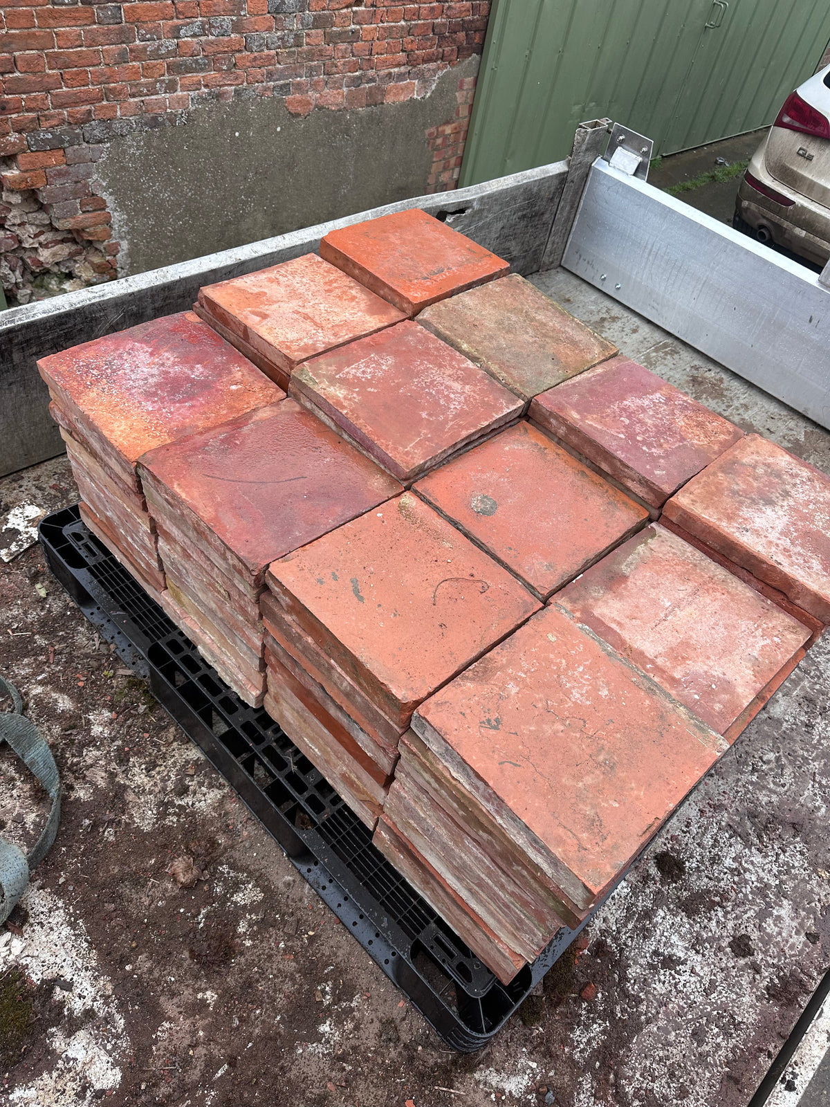 Reclaimed red 9x9 pamments